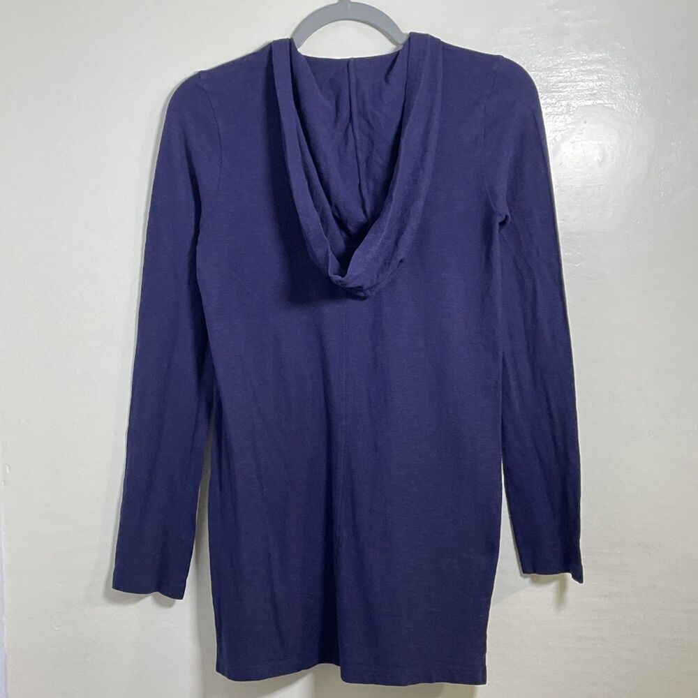 Lilly Pulitzer Women's Navy Blue White Noelle Coastal Hoodie Blouse Tunic Small - Picture 4 of 9